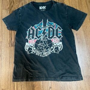 Lucky Brand AC/DC Graphic Tee Small